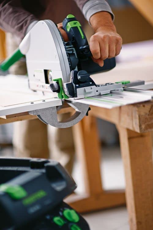 Festool Tauchsäge TS 75 EBQ-Plus (mit Kreissägeblatt WOOD UNIVERSAL, Rückschlagstopp, Splitterschutz, Innensechskantschlüssel), im Systainer