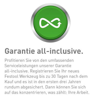Festool Getriebe-Exzenterschleifer RO 125 FEQ-Plus ROTEX (mit Schleifteller Ø 125 mm (weich-HT), Protector), im Systainer