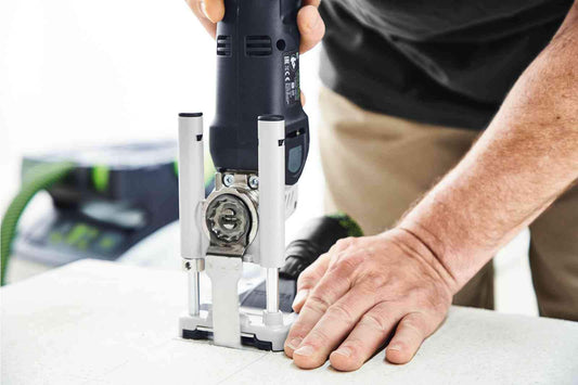Festool Akku-Oszillierer OSC 18 VECTURO I-Set – inkl. Akku, Ladegerät, Absaugvorrichtung, Sägeblätter & Zubehör im Systainer