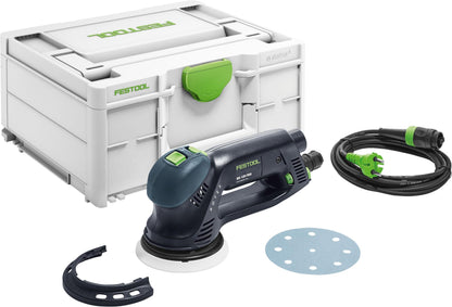 Festool Getriebe-Exzenterschleifer RO 125 FEQ-Plus ROTEX (mit Schleifteller Ø 125 mm (weich-HT), Protector), im Systainer